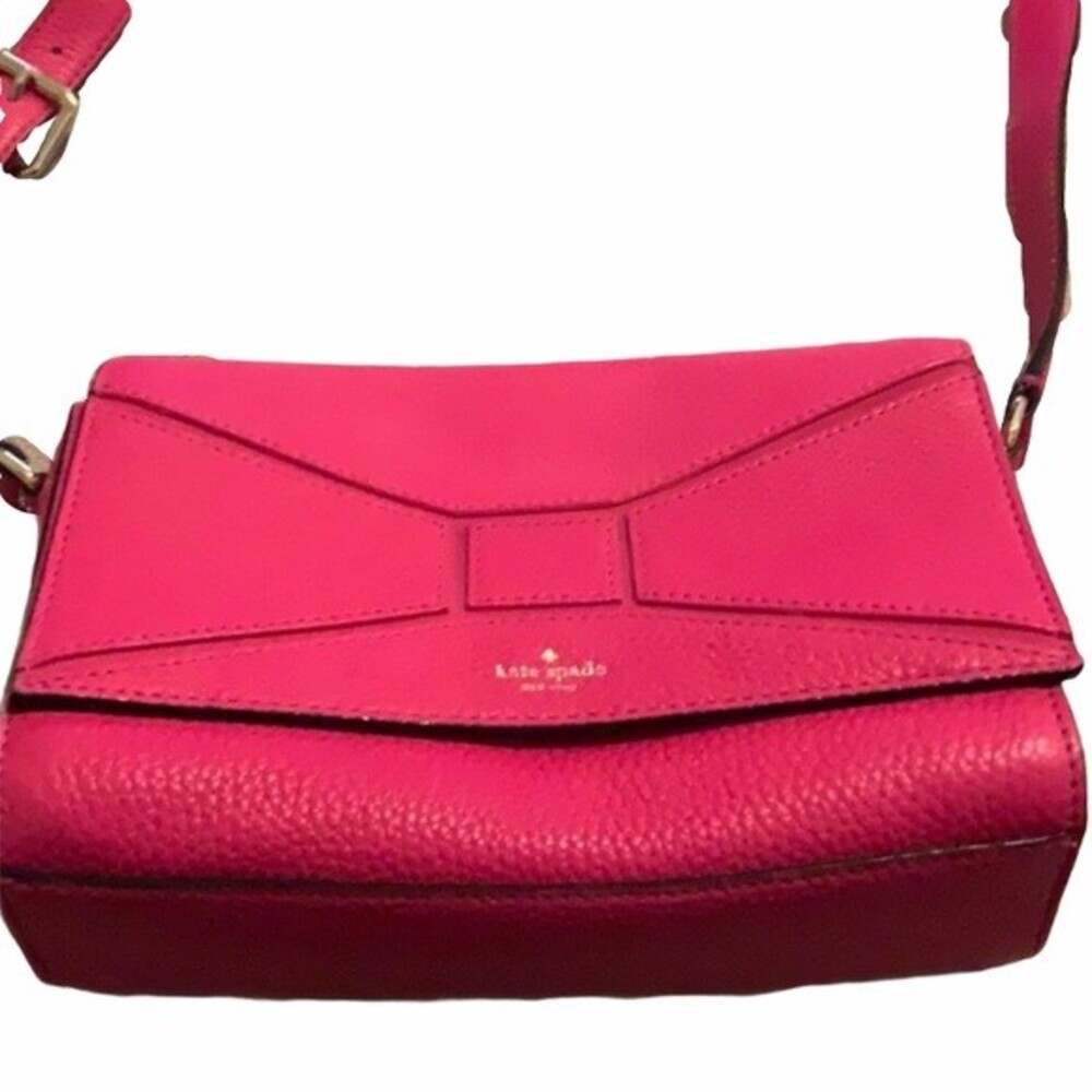 Kate Spade Leather Bow Beau Shoulder Crossbody Bag